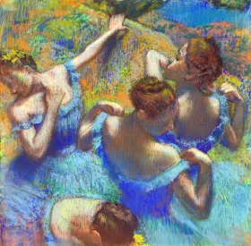 Blue Dancers by Edgar Degas Blue Dancers by Edgar Degas