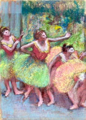 Dancers in Green and Yellow 1903 by Edgar Degas Dancers in Green and Yellow 1903 by Edgar Degas