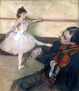 The Dance Lesson 1879 by Edgar Degas The Dance Lesson 1879 by Edgar Degas