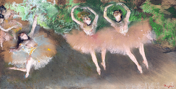 Ballet Scene 1879 by Edgar Degas