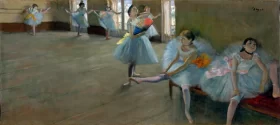 Dancers in the Classroom 1880 by Edgar Degas Dancers in the Classroom 1880 by Edgar Degas