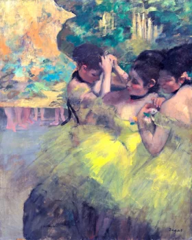 Yellow Dancers by Edgar Degas Yellow Dancers by Edgar Degas