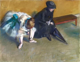 Waiting 1882 by Edgar Degas Waiting 1882 by Edgar Degas