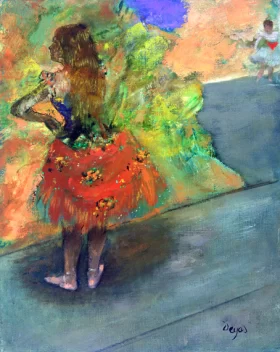 Ballet Dancer in the Wings by Edgar Degas Ballet Dancer in the Wings by Edgar Degas