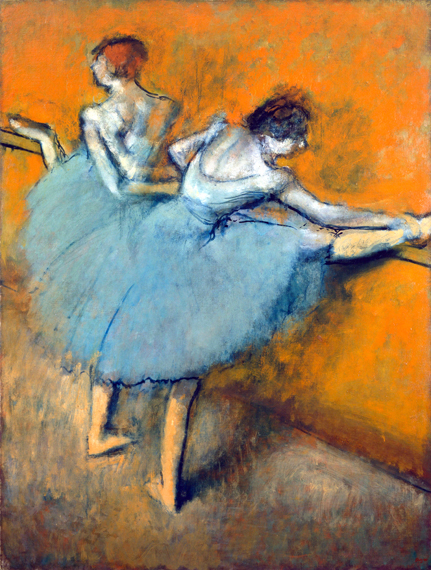 Dancers at the Barre 1900 by Edgar Degas