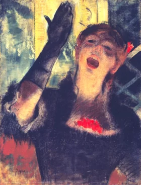 Café Singer 1879 by Edgar Degas Café Singer 1879 by Edgar Degas