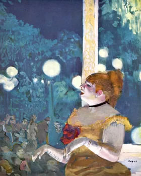 At the Café-Concert- the Dog's Song by Edgar Degas At the Café-Concert- the Dog's Song by Edgar Degas