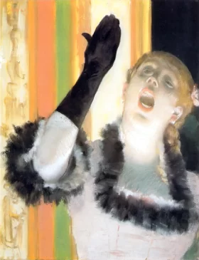 The Singer with the Glove, 1878 by Edgar Degas The Singer with the Glove, 1878 by Edgar Degas