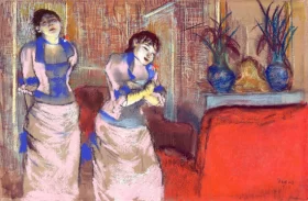 Two Women by Edgar Degas Two Women by Edgar Degas