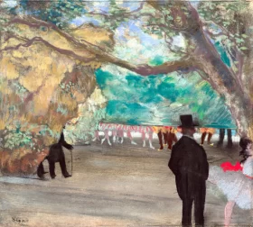 The Curtain 1880 by Edgar Degas The Curtain 1880 by Edgar Degas