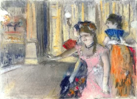 Singers on the Stage by Edgar Degas Singers on the Stage by Edgar Degas