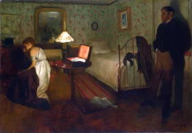 Interior by Edgar Degas Interior by Edgar Degas