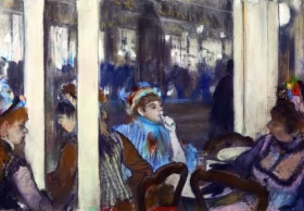 Women on the Terrace of a Coffeehouse 1877 by Edgar Degas Women on the Terrace of a Coffeehouse 1877 by Edgar Degas