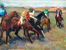 Before the Race 1882 by Edgar Degas