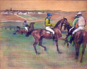 Race Horses by Edgar Degas