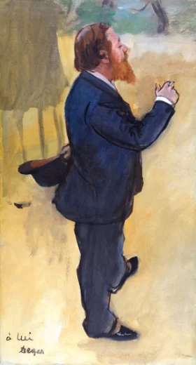 Carlo Pellegrini 1876 by Edgar Degas
