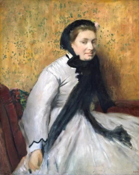 Portrait of a Woman in Gray 1865 by Edgar Degas