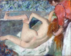 After the Bath 1895 by Edgar Degas