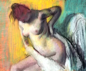 Woman Drying Herself 1886 by Edgar Degas