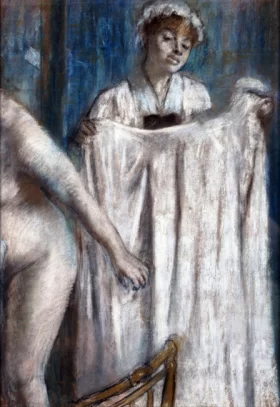 Toilette After the Bath by Edgar Degas