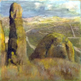 Landscape by Edgar Degas