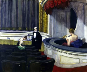 Two on the Aisle by Edward Hopper Two on the Aisle by Edward Hopper