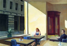 Sunlight in Cafeteria by Edward Hopper Sunlight in Cafeteria by Edward Hopper