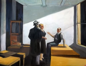 Conference at Night by Edward Hopper Conference at Night by Edward Hopper