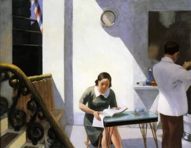 The Barber Shop by Edward Hopper