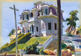 Haskell's House 1924 by Edward Hopper