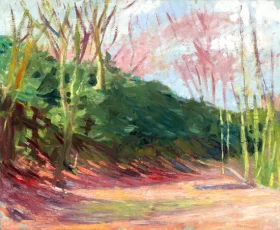 Trees in Sunlight, Parc De Saint-Cloud 1907 by Edward Hopper