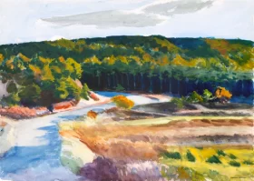 Longnook Valley 1934 by Edward Hopper