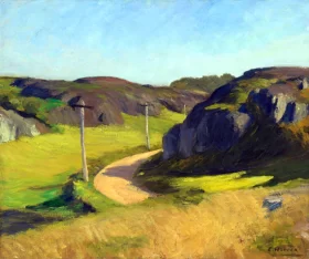 Road in Maine 1914 by Edward Hopper