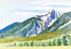 Slopes of the Grand Teton by Edward Hopper