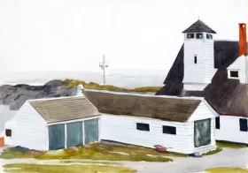 Coast Guard Station 1927 by Edward Hopper
