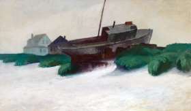 Maine in Fog by Edward Hopper