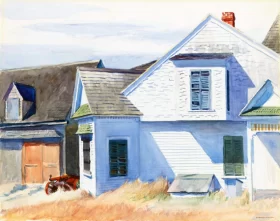 House on Pamet River 1934 by Edward Hopper