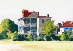 House with Veranda, Charleston, S.C. 1929 by Edward Hopper