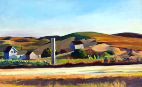 Road and Houses, South Truro by Edward Hopper
