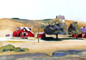 South Truro Post Office I by Edward Hopper