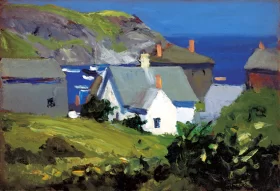 Monhegan Houses, Maine by Edward Hopper