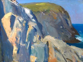 Bluffs, Monhegan Island by Edward Hopper Bluffs, Monhegan Island by Edward Hopper