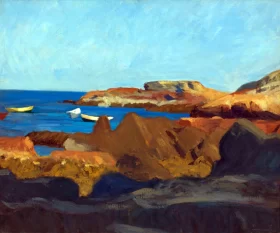 Cove at Ogunquit 1914 by Edward Hopper Cove at Ogunquit 1914 by Edward Hopper
