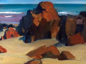 Rocks and Sand 1916 by Edward Hopper Rocks and Sand 1916 by Edward Hopper