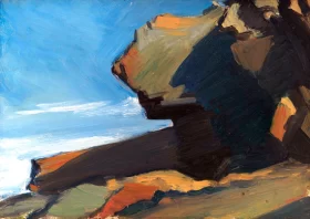 Rocky Projection at the Sea by Edward Hopper