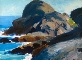 Rocky Shore by Edward Hopper