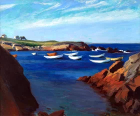 The Dories, Ogunquit 1914 by Edward Hopper