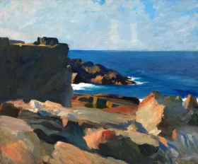 Square Rock, Ogunquit 1914 by Edward Hopper