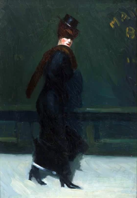 Woman Walking 1906 by Edward Hopper Woman Walking 1906 by Edward Hopper