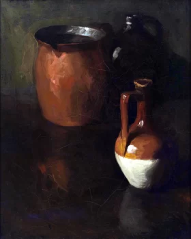 Still Life with Earthenware Jug 1903 by Edward Hopper